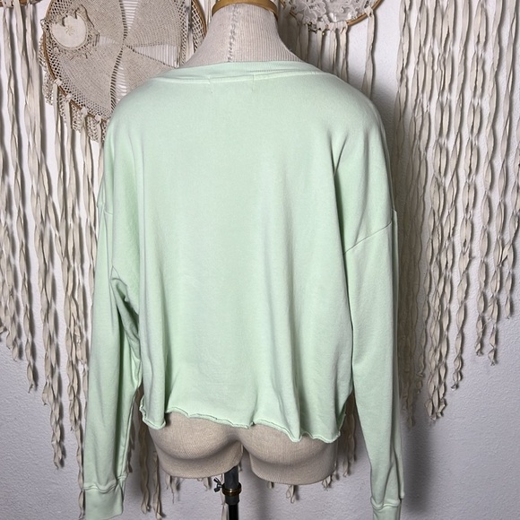 Wildfox Mint Colored “Hello Limoncello” Oversized Sweatshirt XS/L - Picture 3 of 9